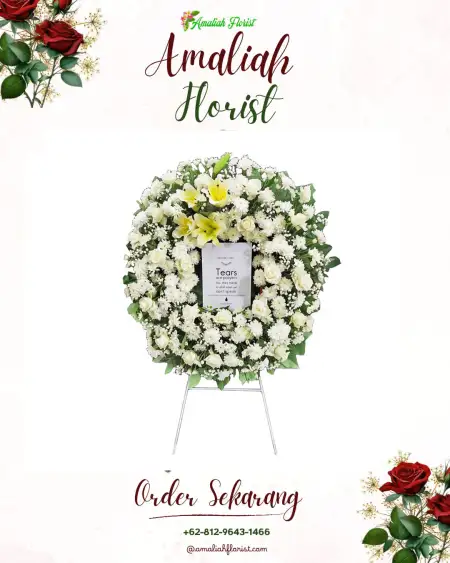 Krans Bunga Duka Tegalampel